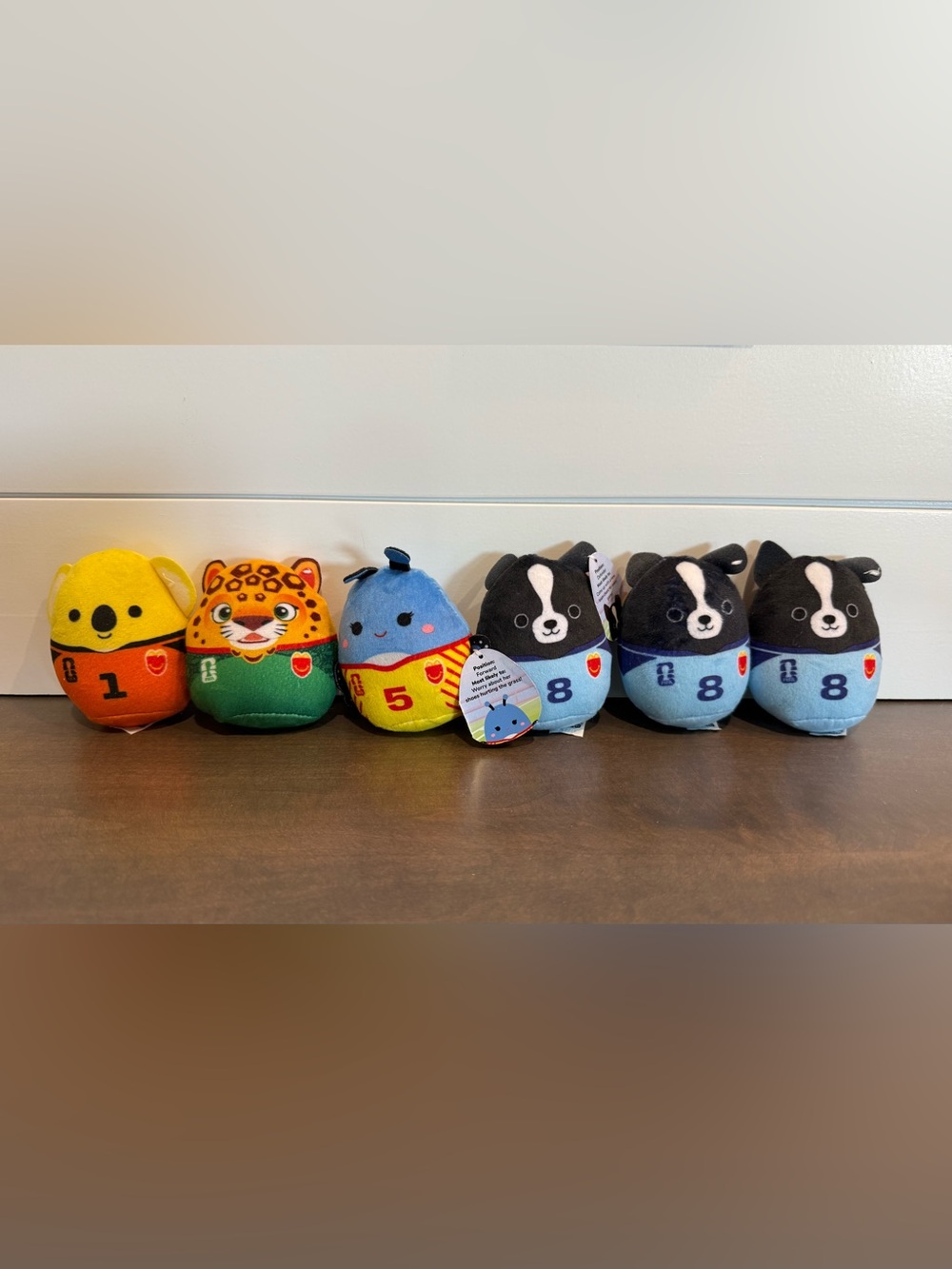 McDonald’s Squishmallows FIFA World Cup 2026 Lot 6 Donny Zayu Waverly Monty